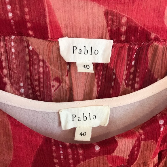 🇫🇷 Pablo Silk Boho Top - Picture 2 of 10